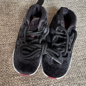 Jordan Kids Black Velvet Sneakers